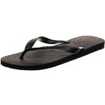 Sandalias planas negras de goma Havaianas talla 46 para mujer 