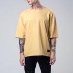 Camisetas amarillas de manga corta manga corta Lamafia talla S 
