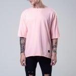 Camisetas deportivas rosas manga corta Lamafia talla S para hombre 