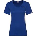 Camisetas deportivas azules de poliester rebajadas con cuello redondo Head talla XL para mujer 