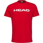 Camisetas rojas de cuello redondo con cuello redondo con logo Head talla XL para hombre 