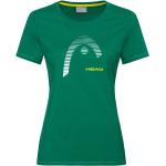 Camisetas deportivas verdes de poliester con cuello redondo con rayas talla S para mujer 