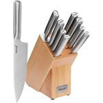 Cuchillos plateado de plata de cocina industriales en pack de 10 piezas de materiales sostenibles 