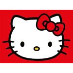 Accesorios decorativos rojos Hello Kitty 