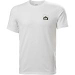 Camisetas deportivas blancas de poliester rebajadas con logo Helly Hansen talla S para hombre 