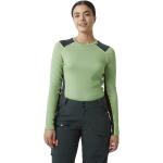 Camisetas interiores verdes de merino rebajadas Helly Hansen talla XL para mujer 