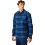 Camisas orgánicas azules de poliester rebajadas Helly Hansen talla M de materiales sostenibles para hombre 