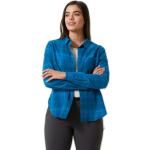 Camisas orgánicas azules de algodón rebajadas de verano Helly Hansen talla L de materiales sostenibles para mujer 