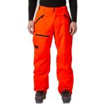 Pantalones naranja de poliester de esquí tallas grandes impermeables, transpirables Helly Hansen Sogn talla XXL para hombre 