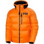 Abrigos naranja de sintético con capucha  rebajados Helly Hansen talla L para hombre 
