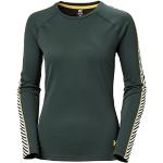 Camisetas interiores deportivas verdes Bluesign Helly Hansen talla XL para mujer 