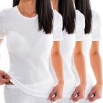 Camisetas interiores blancas de piel Oeko-tex Hermko talla 3XL para mujer 