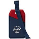 Etiquetas rojas de caucho para maletas  con logo Herschel Supply para mujer 