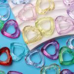 Collares multicolor de sintético de perlas hechos a mano 