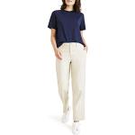 Pantalones chinos beige ancho W26 Dockers para mujer 