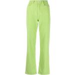 Pantalones verdes de algodón de pana rebajados ancho W27 largo L28 WANDLER de materiales sostenibles para mujer 