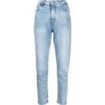 Jeans azules celeste de poliester de corte recto rebajados ancho W26 largo L30 con logo HUGO BOSS BOSS para mujer 