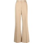 Pantalones acampanados beige de algodón rebajados Ralph Lauren Polo Ralph Lauren talla XXS para mujer 