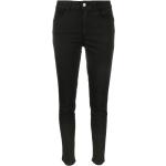 Jeans stretch negros de algodón ancho W25 con logo Liu Jo Junior para mujer 