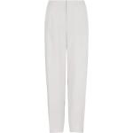 Pantalones blancos de poliester de cintura alta ancho W42 Armani Giorgio Armani talla XXL para mujer 