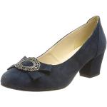 Zapatos azules de tacón informales Hirschkogel talla 39 para mujer 