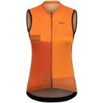 Camisetas naranja de tejido de malla de ciclismo transpirables talla M para mujer 