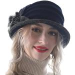 Sombreros Bombín de fieltro de invierno floreados talla M para mujer 
