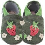 HOBEA-Germany Zapatos para niños y niñas en diferentes diseños, talla:24/25 (24-30 meses), fresas aceituna