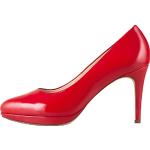 Zapatos rojos de tacón con tacón de aguja Högl talla 45 de materiales sostenibles para mujer 