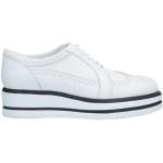 Zapatos blancos de goma con puntera redonda formales HOGAN talla 38 para mujer 