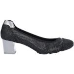 Zapatos negros de goma de tacón rebajados HOGAN talla 36 para mujer 