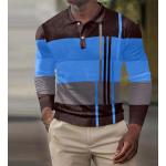 Camisetas deportivas grises de poliester de otoño manga larga transpirables color block para hombre 