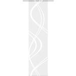 Home Fashion Panel Deslizante, Poliéster, Blanco, 245 x 60 cm