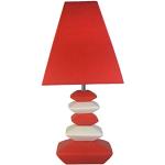 Lámparas rojas de mesa 
