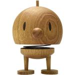 Figura decorativa Hoptimist Bumble L Roble, figura bamboleante, madera de roble, marrón, 15 cm, 27160