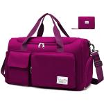 Bolsas lila de tela de entrenamiento rebajadas plegables para mujer 