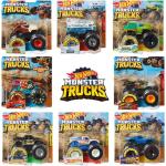 Hot Wheels Monster Trucks Selección de camiones de juguete de metal fundido coleccionables a escala 1:64 con ruedas gigantes en surtido