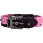 Cinturones rosas de cuero con hebilla  HTC talla M para mujer 