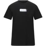 Camisetas negras de algodón de manga corta rebajadas manga corta con cuello redondo con logo Huf talla S para hombre 