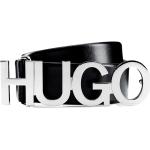 Cinturones negros de cuero con hebilla  largo 70 con logo HUGO BOSS BOSS talla XL para mujer 