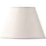 Lámparas blancas de tela de mesa 