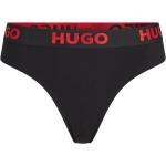 Tangas negros de algodón tallas grandes de carácter deportivo con logo HUGO BOSS HUGO talla XXL para mujer 