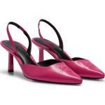 Zapatos rosas de cuero de tacón con logo HUGO BOSS HUGO talla 36 para mujer 