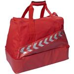Bolsas rojas de poliester de entrenamiento con logo Hummel Authentic 