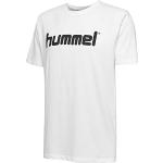 Camisetas blancas de poliamida de algodón  tallas grandes con logo Hummel Go talla XXL para hombre 