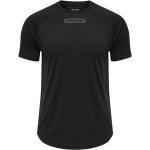 Camisetas deportivas negras rebajadas Hummel talla XL para hombre 