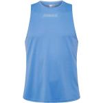 Camisetas deportivas azules de poliester rebajadas tallas grandes con cuello redondo transpirables Hummel talla XXL para mujer 