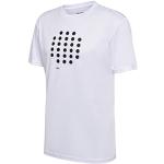 Camisetas blancas de pádel tallas grandes de punto Hummel talla XXL para hombre 