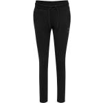 Pantalones negros de algodón de chándal rebajados con logo Hummel Noni talla S para mujer 