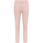 Pantalones rosas de poliester de chándal rebajados con logo Hummel Noni talla XS para mujer 